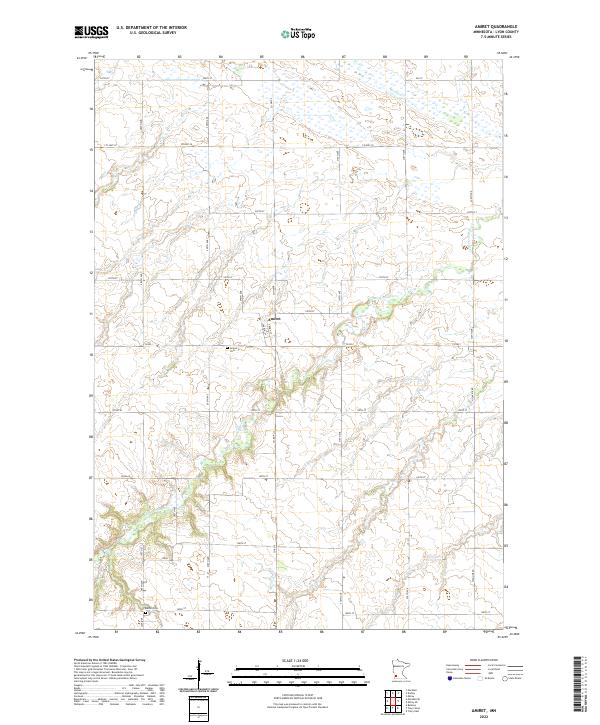 USGS Topographic Map – Amiret
