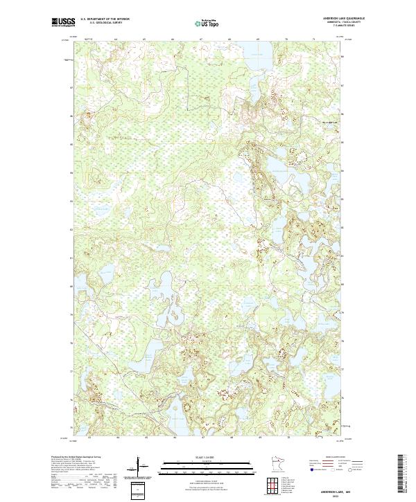 USGS Topographic Map – Anderson Lake