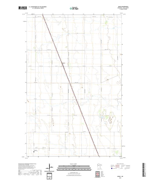 USGS Topographic Map – Angus