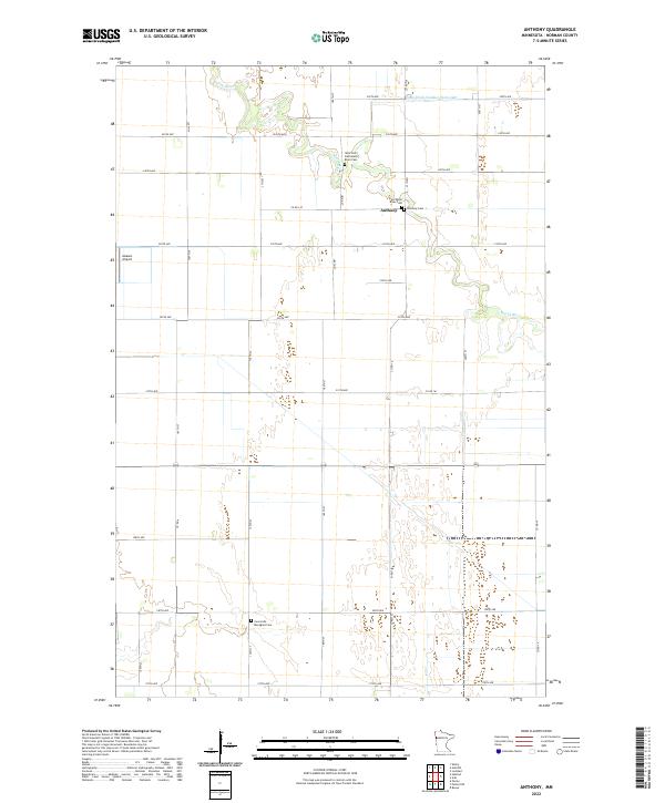 USGS Topographic Map – Anthony