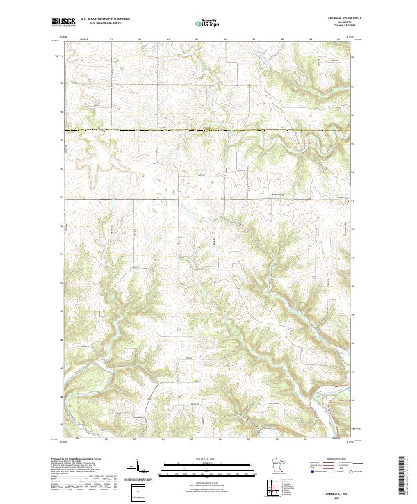USGS Topographic Map – Arendahl
