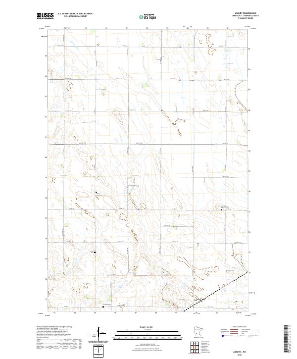USGS Topographic Map – Asbury
