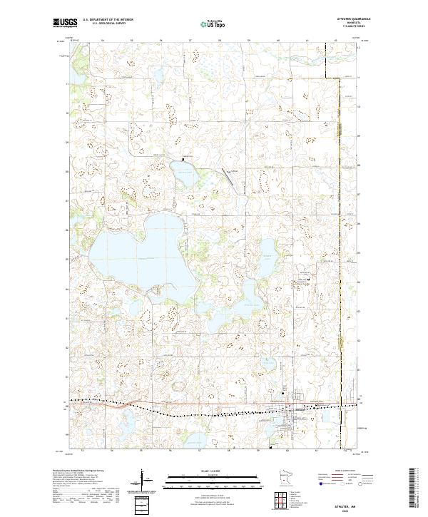 USGS Topographic Map – Atwater