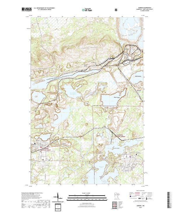 USGS Topographic Map – Aurora