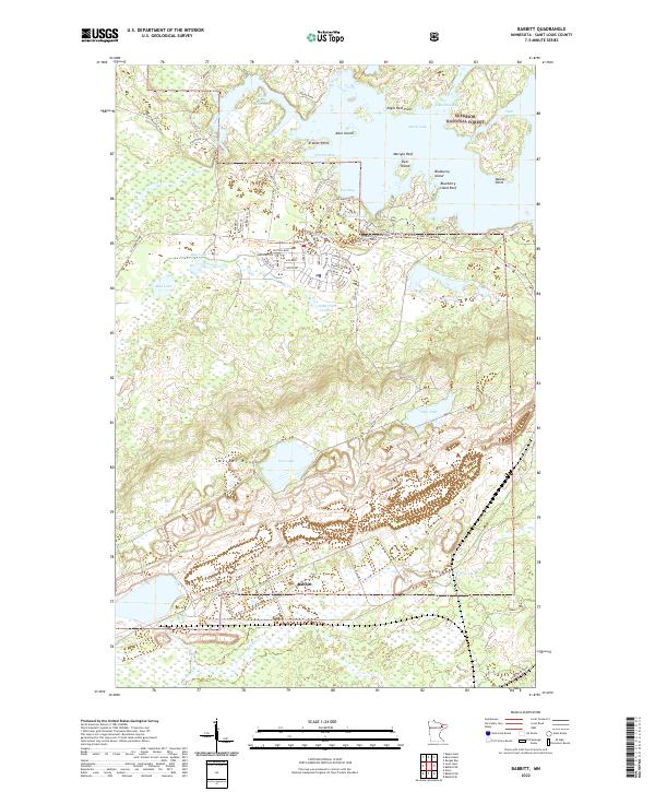 USGS Topographic Map – Babbitt