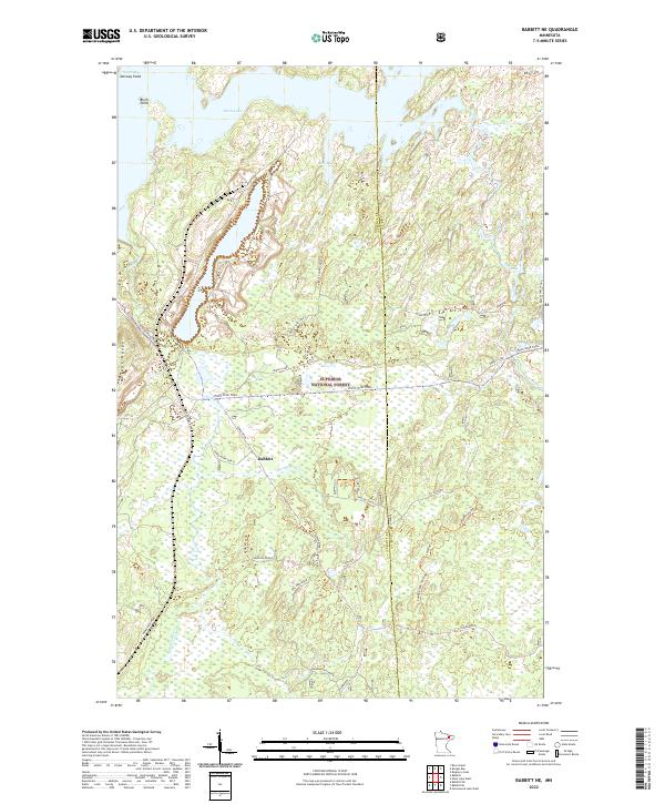 USGS Topographic Map – Babbitt NE