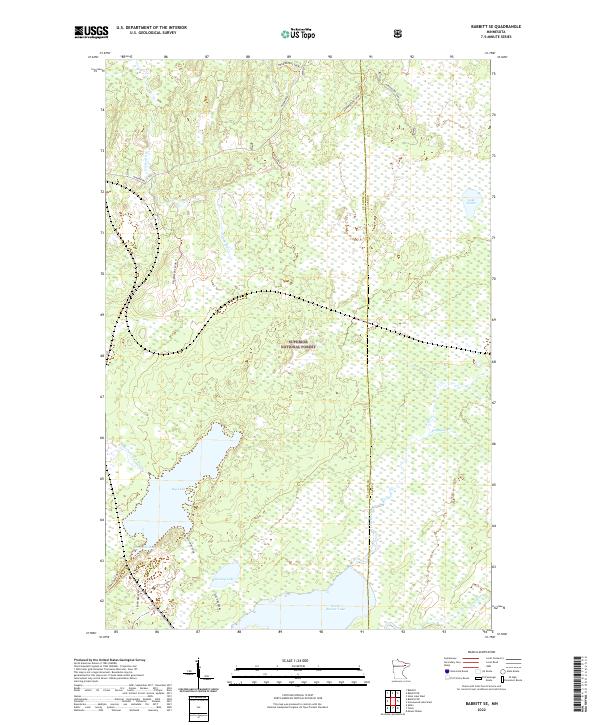 USGS Topographic Map – Babbitt SE