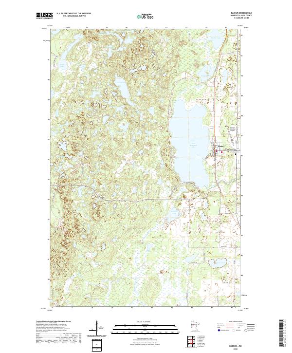 USGS Topographic Map – Backus