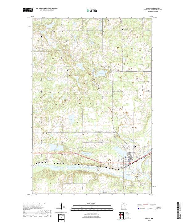USGS Topographic Map – Bagley