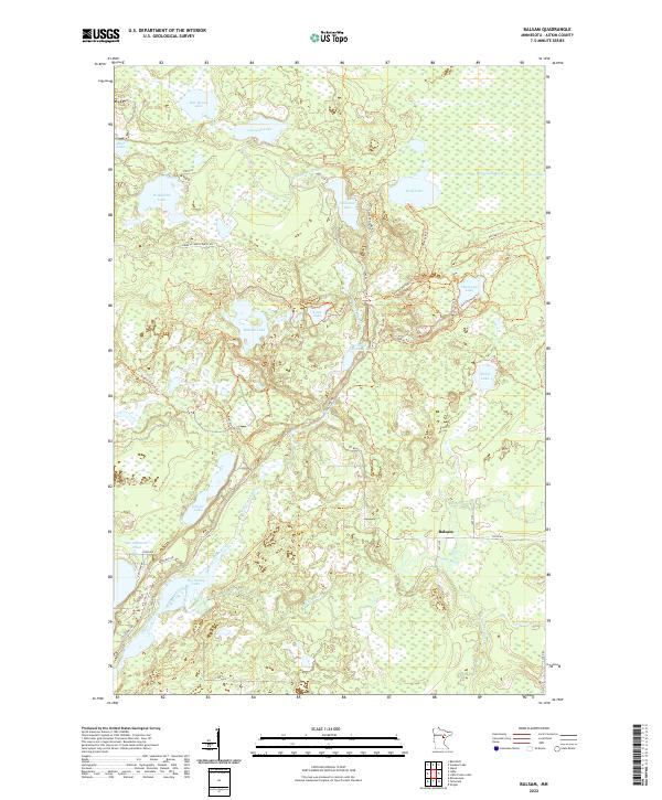 USGS Topographic Map – Balsam