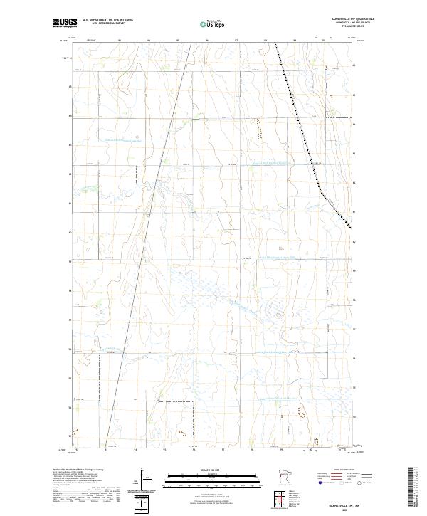 USGS Topographic Map – Barnesville SW
