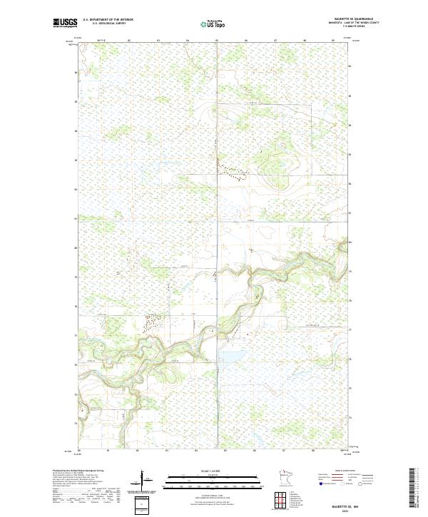 USGS Topographic Map – Baudette SE