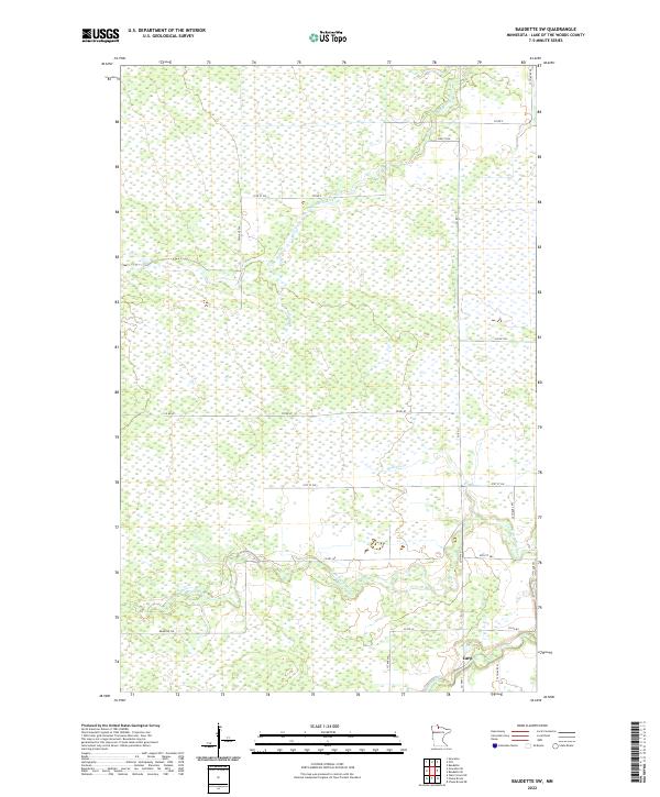 USGS Topographic Map – Baudette SW