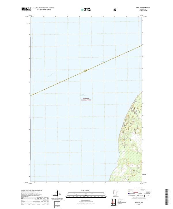 USGS Topographic Map – Bena NW