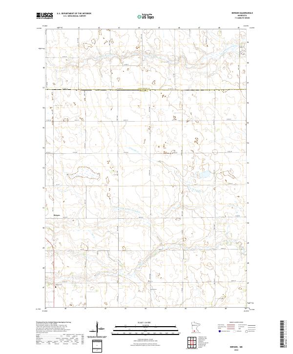 USGS Topographic Map – Bergen