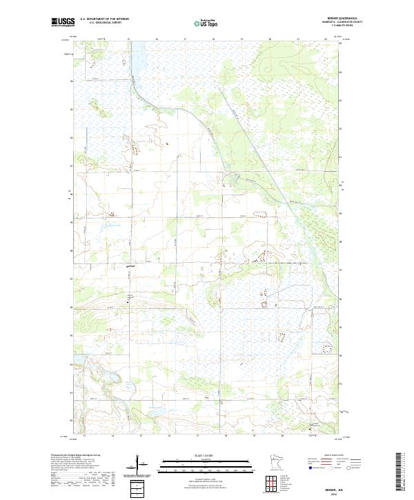 USGS Topographic Map – Berner