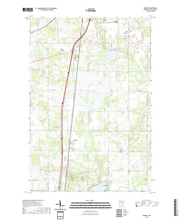 USGS Topographic Map – Beroun