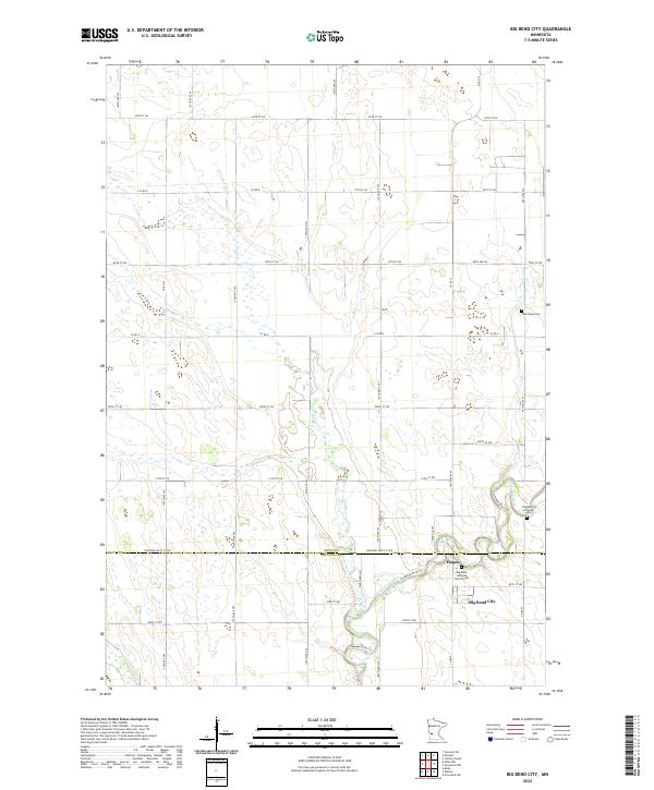 USGS Topographic Map – Big Bend City