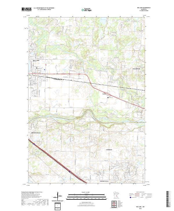 USGS Topographic Map – Big Lake