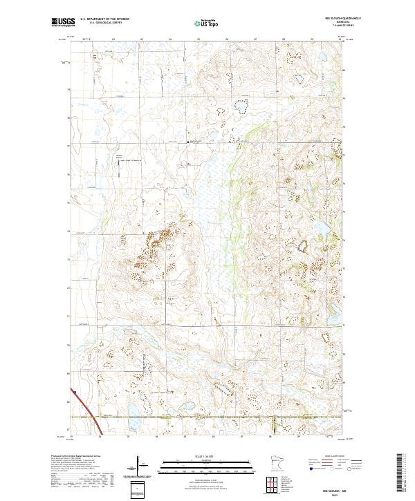USGS Topographic Map – Big Slough