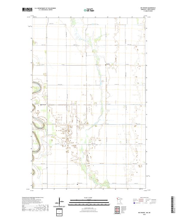 USGS Topographic Map – Big Woods
