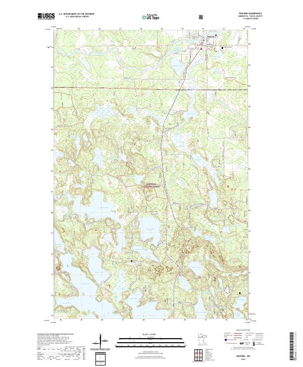 USGS Topographic Map – Bigfork