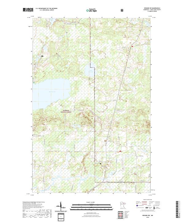 USGS Topographic Map – Biwabik NW