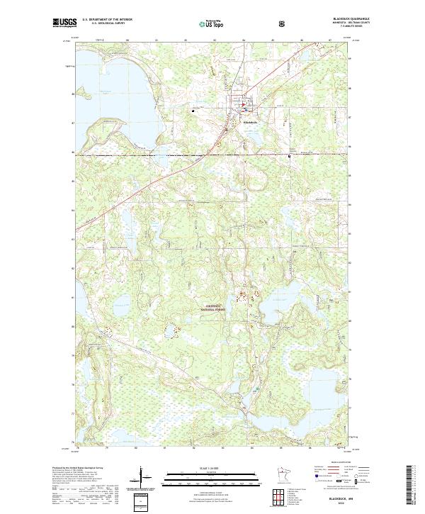 USGS Topographic Map – Blackduck