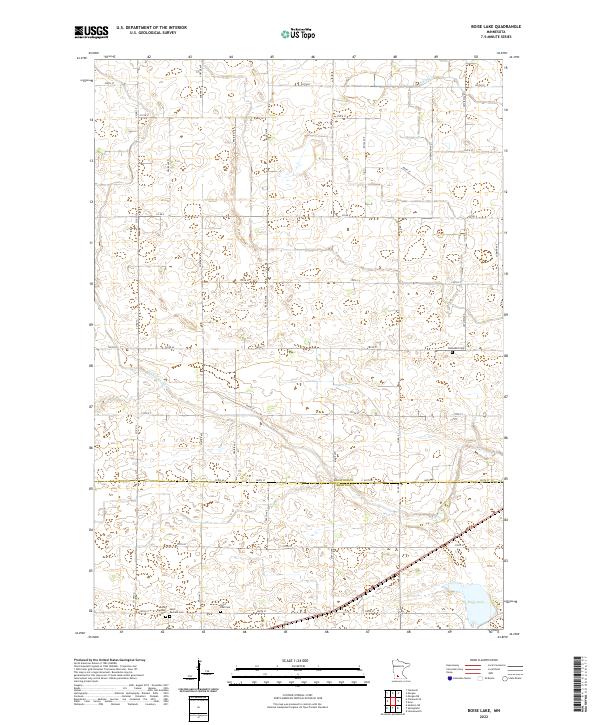 USGS Topographic Map – Boise Lake