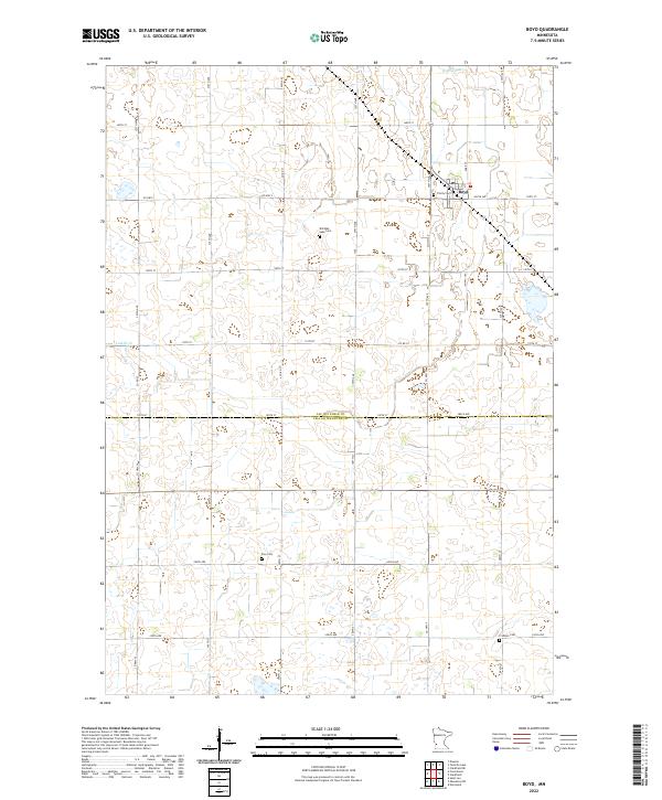 USGS Topographic Map – Boyd