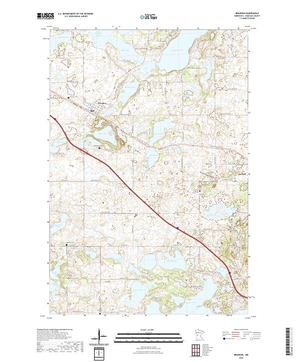 USGS Topographic Map – Brandon