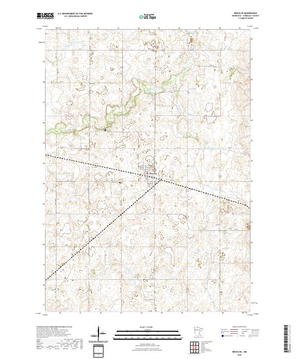 USGS Topographic Map – Bricelyn