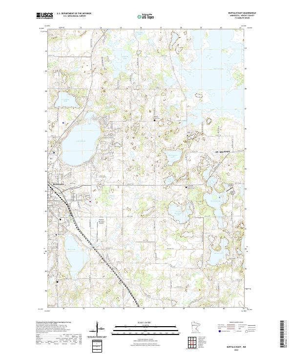 USGS Topographic Map – Buffalo East