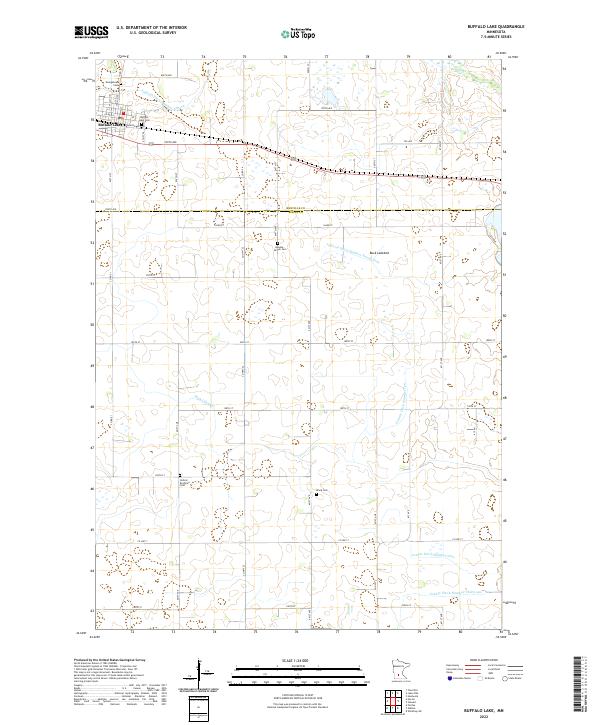USGS Topographic Map – Buffalo Lake