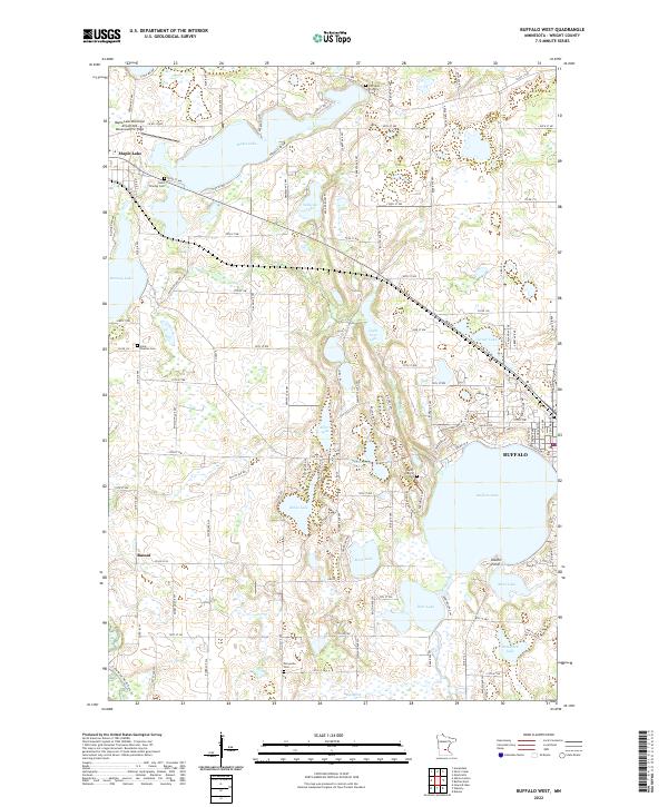 USGS Topographic Map – Buffalo West