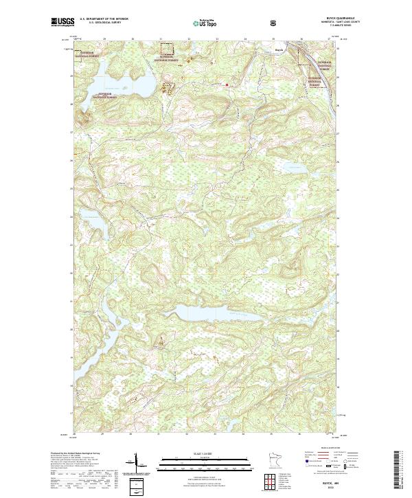 USGS Topographic Map – Buyck