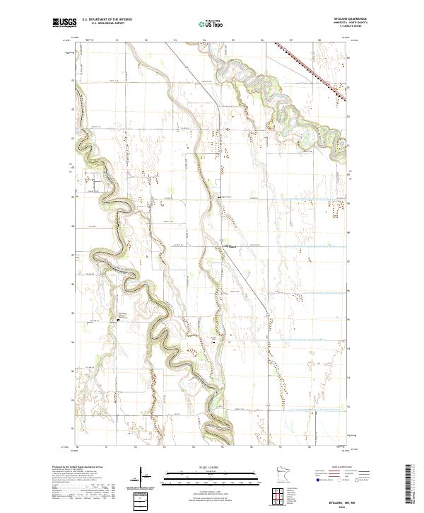 USGS Topographic Map – Bygland