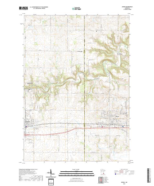 USGS Topographic Map – Byron