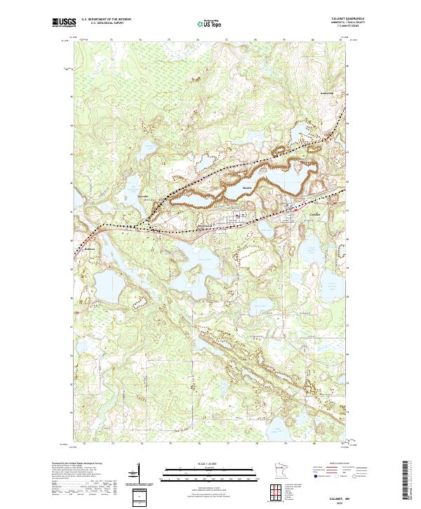 USGS Topographic Map – Calumet