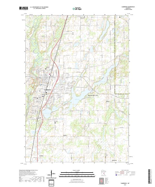 USGS Topographic Map – Cambridge