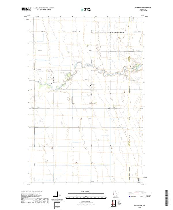 USGS Topographic Map – Campbell NE