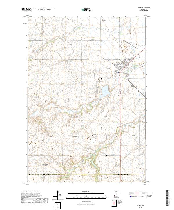 USGS Topographic Map – Canby