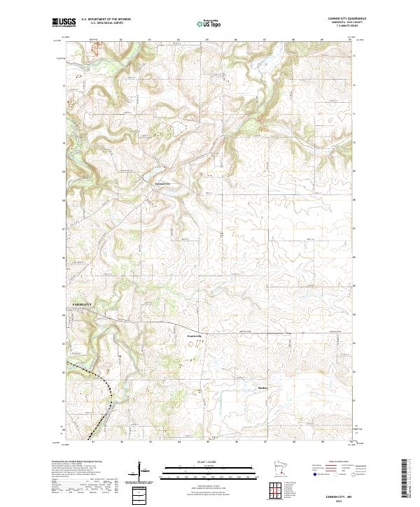 USGS Topographic Map – Cannon City