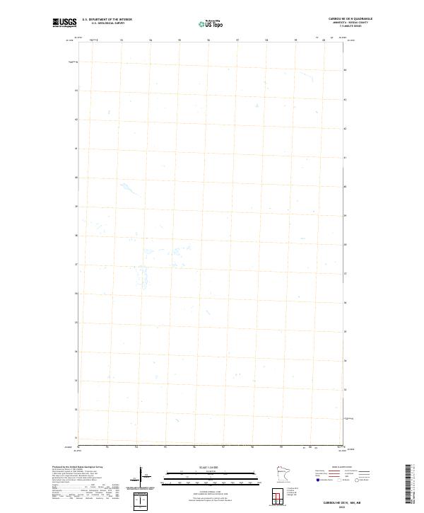 2022 Map of Caribou NE OE N, 2022 Print