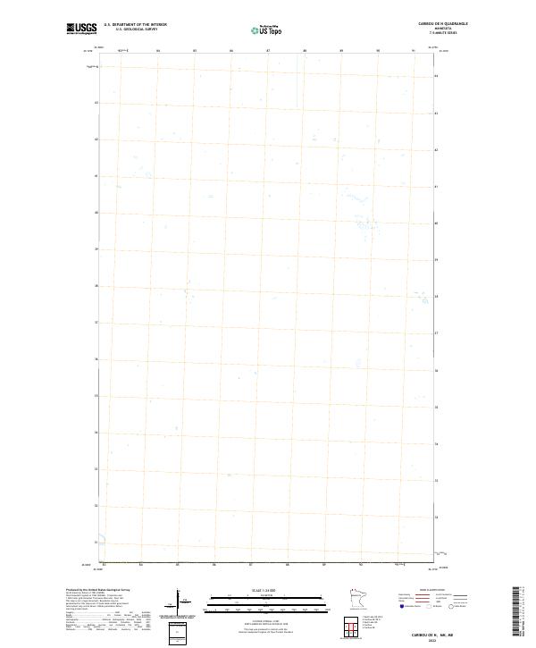 2022 Map of Caribou OE N, 2022 Print