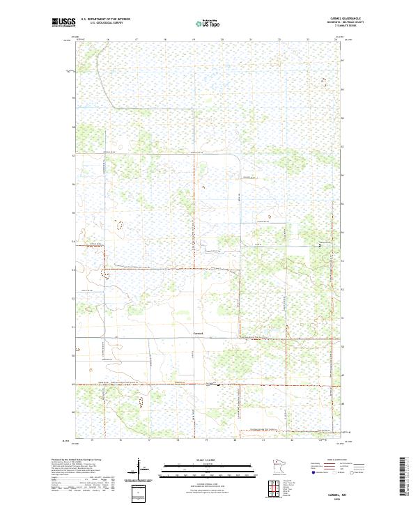 USGS Topographic Map – Carmel