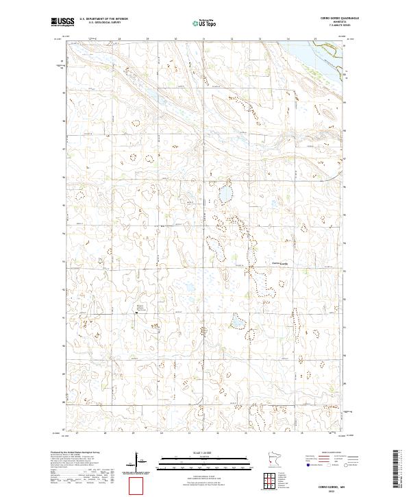 USGS Topographic Map – Cerro Gordo
