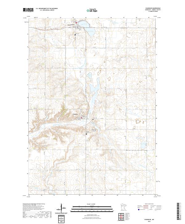 USGS Topographic Map – Chandler