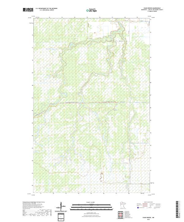 USGS Topographic Map – Chase Brook
