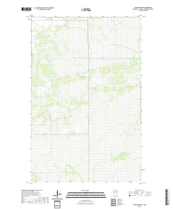 USGS Topographic Map – Chase Brook NE